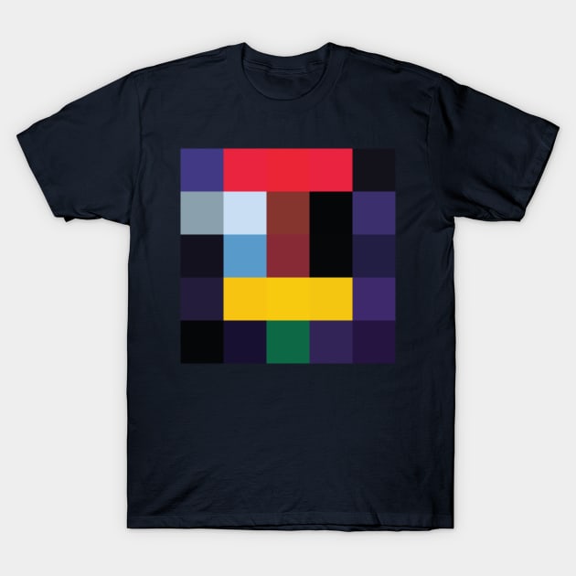 25 Pixels 8 T-Shirt by modernistdesign